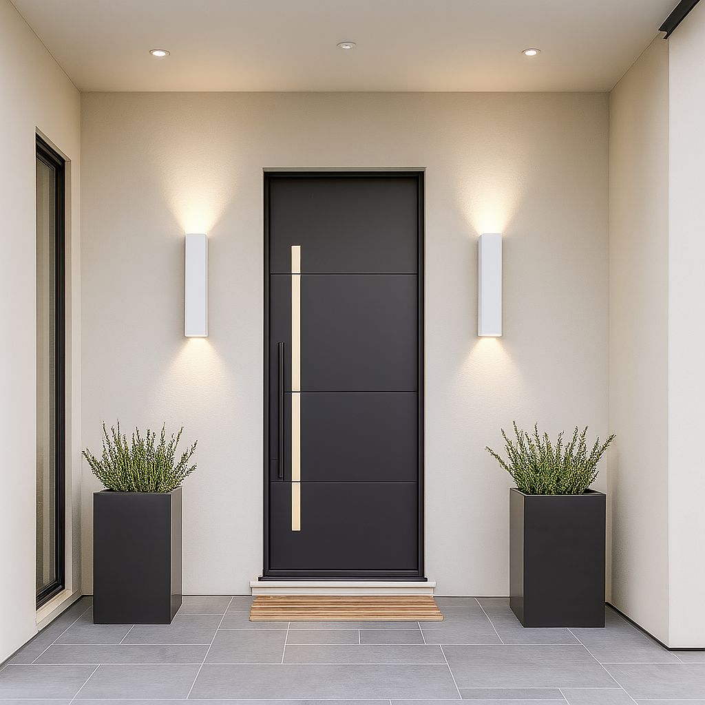 Outdoor LED Wall Light Fixture Aluminum Waterproof Sconce for Patio Garden Entryway Modern Exterior Lighting 6W 18W 24W | Thomler