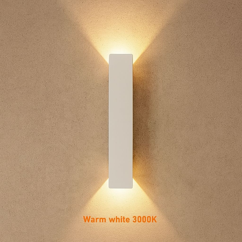 Outdoor LED Wall Light Fixture Aluminum Waterproof Sconce for Patio Garden Entryway Modern Exterior Lighting 6W 18W 24W | Thomler