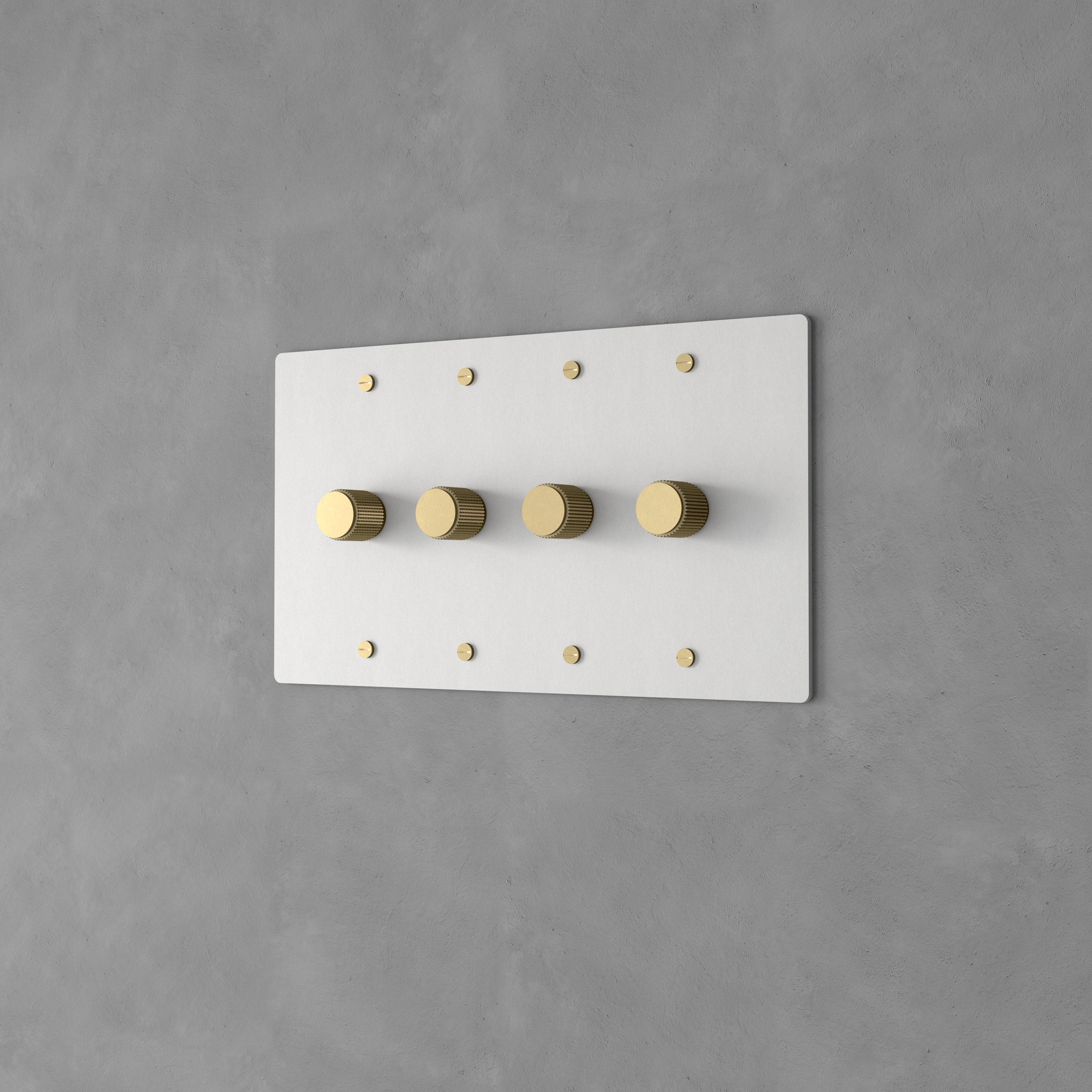 Dimmer Switch Brass Rotary Knob Stepless Indoor Wall Lighting Control Modern Home Decor Panel | Thomler