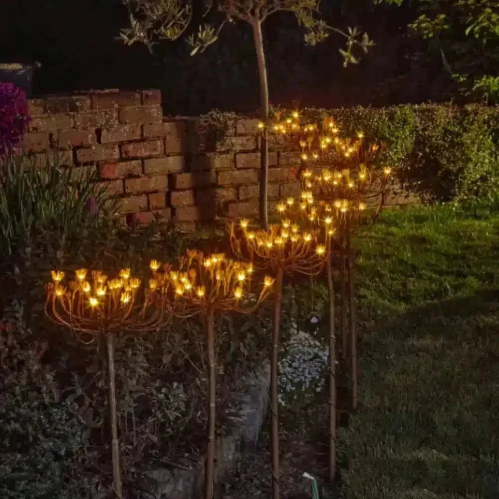 Solar Stake Lights for Garden 6-Pack 40 Inch Tall LED Branch Outdoor Landscape Path Decoration Dusk to Dawn Auto On Off | Thomler