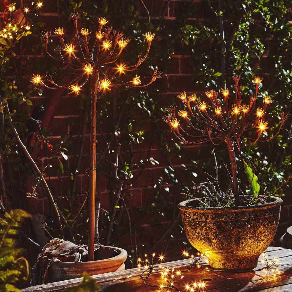 Solar Stake Lights for Garden 6-Pack 40 Inch Tall LED Branch Outdoor Landscape Path Decoration Dusk to Dawn Auto On Off | Thomler