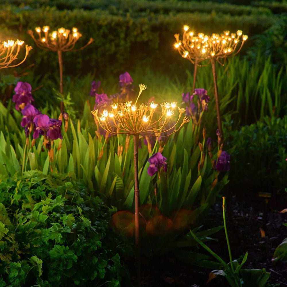 Solar Stake Lights for Garden 6-Pack 40 Inch Tall LED Branch Outdoor Landscape Path Decoration Dusk to Dawn Auto On Off | Thomler