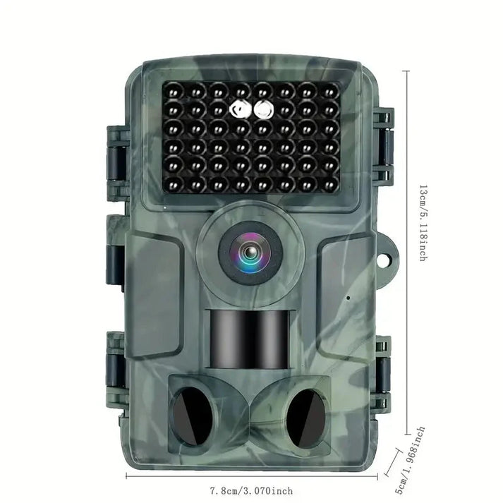 60MP Trail Camera with 4K Video Recording, Night Vision & Smartphone App – Waterproof Wildlife Monitoring System for Hunting, Property | Thomler