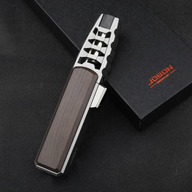 Jet Flame Butane Lighter for Cigar, Camping & Outdoor Use – Adjustable Torch with Wind-Resistant 1300°F Heat | Thomler