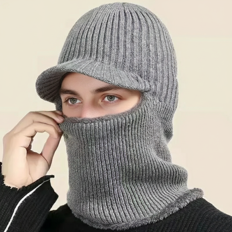 Fleece-Lined Winter Face Cover with Visor for Skiing, Snowboarding & Cold Weather | Thomler