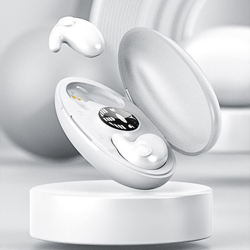 Compact Bluetooth Earbuds with Charging Case IPX5 Water-Resistant for Music Calls Voice Assistant | Thomler