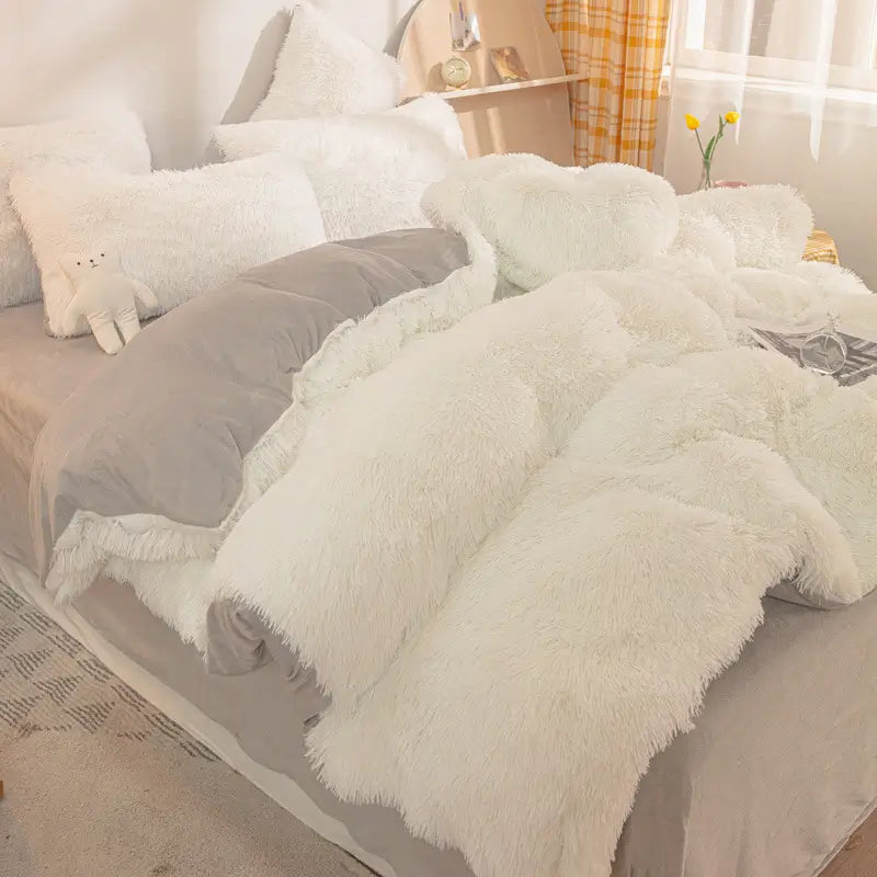 Ultra-Soft Sherpa Fleece Comforter Set – Plush Cloud-Like Warmth for Winter Nights | Thomler