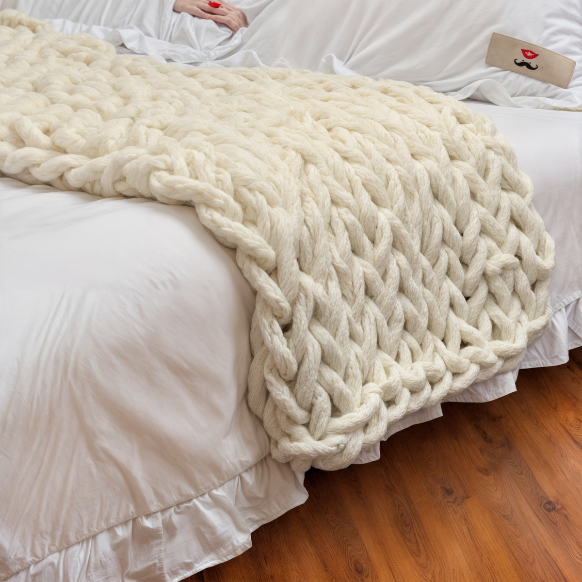 Chunky Knit Throw Blanket – Soft Woven Layer for Couch, Bed & Daily Décor | Thomler