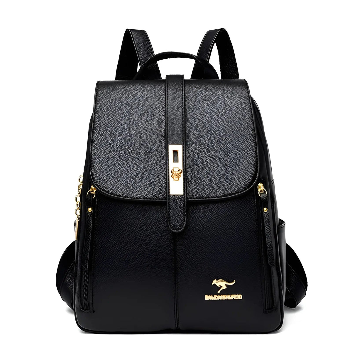 Convertible Leather Backpack Purse for Women — Multi-Pocket Daypack with Adjustable Straps for Travel, Work & Daily Essentials | Thomler