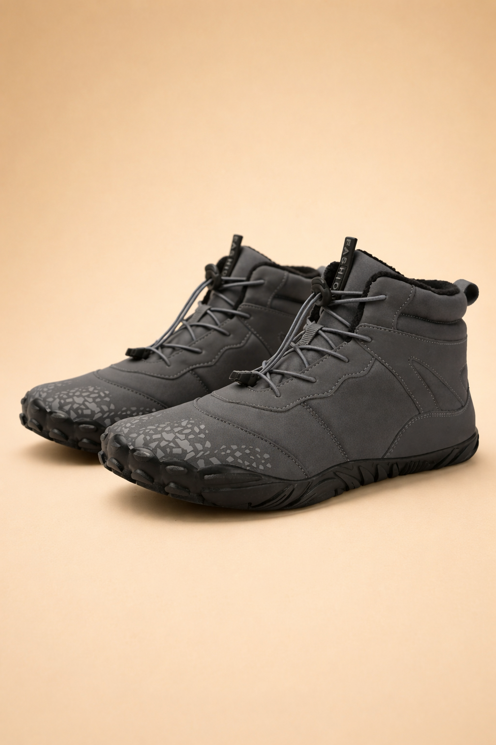 Women's Waterproof Minimalist Winter Boots – Zero-Drop Flexible Sole for Unrestricted Toe Movement & Outdoor Traction | Thomler