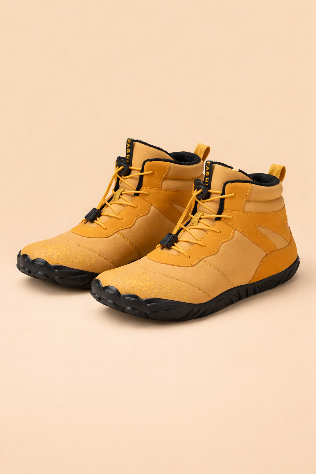 Women's Waterproof Minimalist Winter Boots – Zero-Drop Flexible Sole for Unrestricted Toe Movement & Outdoor Traction | Thomler