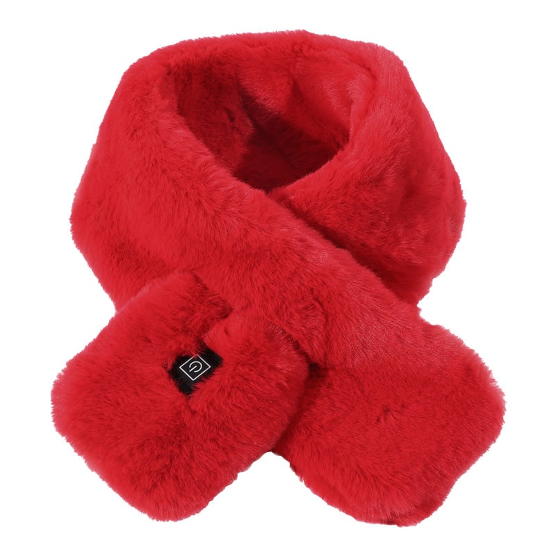 Electric Heated Neck Wrap with Faux Fur and 3-Level Temperature Control for Women & Men | Thomler