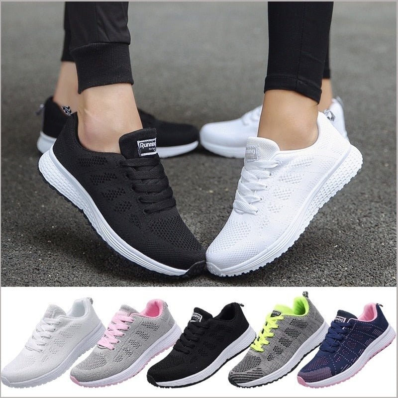 Breathable Mesh Sneakers for Women with Built-In Arch Support for All-Day Comfort and Posture Relief | Thomler