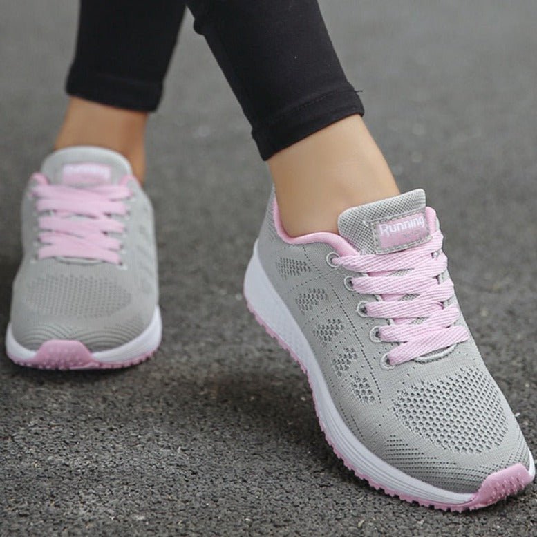Breathable Mesh Sneakers for Women with Built-In Arch Support for All-Day Comfort and Posture Relief | Thomler