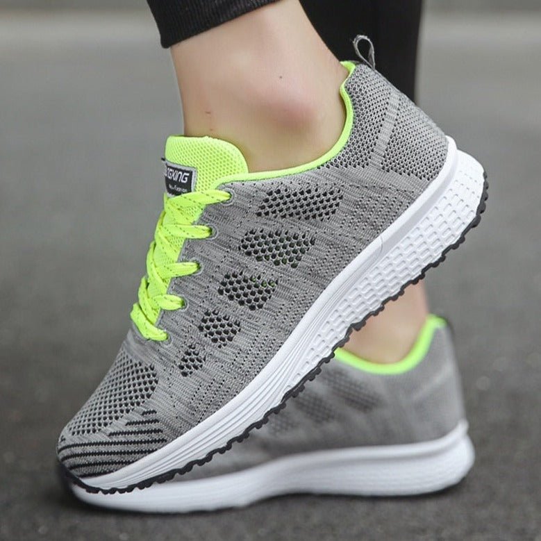 Breathable Mesh Sneakers for Women with Built-In Arch Support for All-Day Comfort and Posture Relief | Thomler