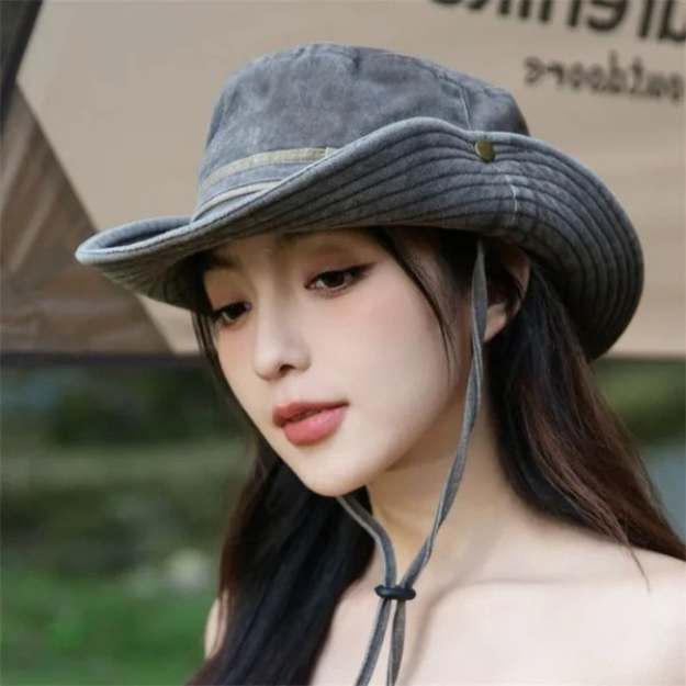 Wide Brim Sun Hat with UPF 50+ UV Protection for Women – Adjustable Chin Strap, Moisture-Wicking Liner, Packable & Windproof for Hiking | Thomler