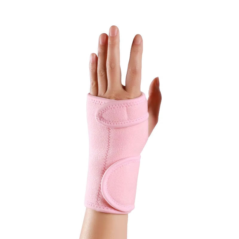 Metal-Reinforced Wrist Brace with Adjustable Compression Straps for Carpal Support, Left or Right Hand | Thomler