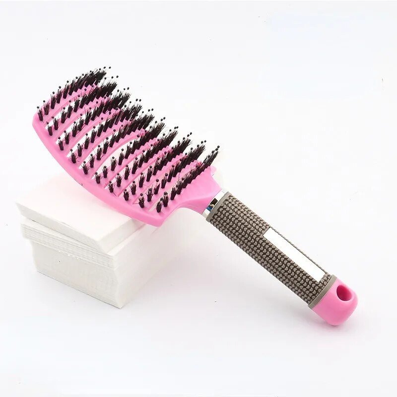 Detangling Hairbrush for Wet & Dry Hair – Pain-Free Knot Removal for All Hair Types | Thomler