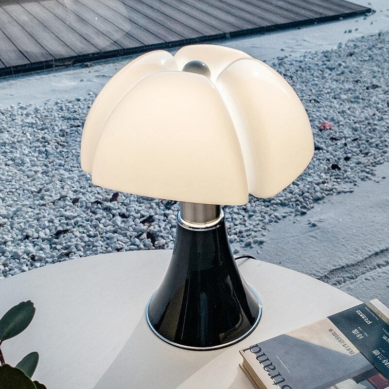 Table Lamp Acrylic LED 49.0 cm Black Bedroom Living Room Dimmable Touch Control Scandinavian Accent Lighting | Thomler