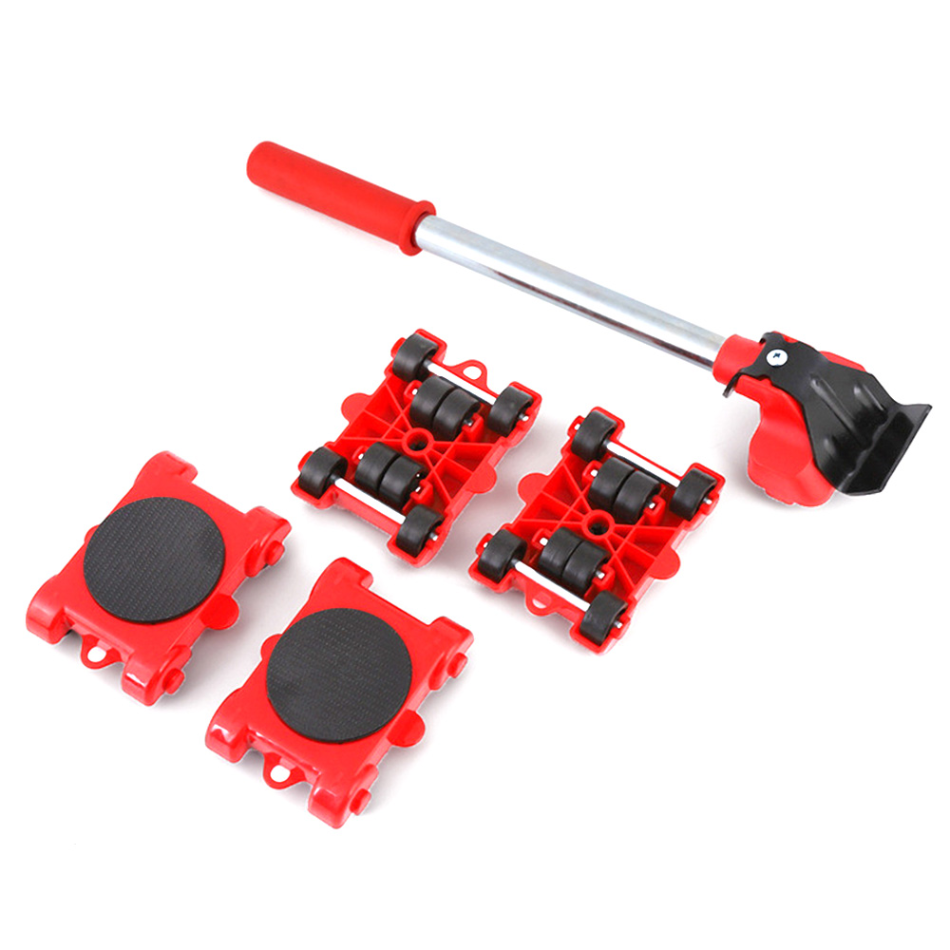 Heavy-Duty Furniture Moving Kit with Lifter Bar & Rolling Pads for Sofas Cabinets Appliances Hardwood Tile Carpet Floors Home Office | Thomler
