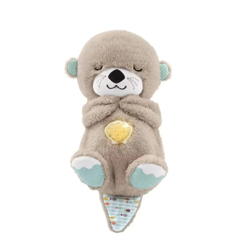 Breathing Plush Companion with Night Light and Calming Sounds for Sleep & Relaxation | Soft Cuddly Toy for Kids & Adults | Thomler