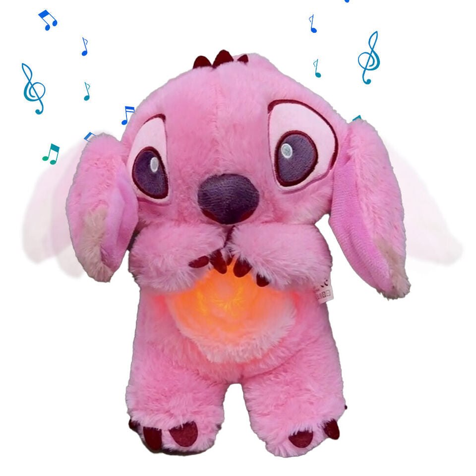 Breathing Plush Companion with Night Light and Calming Sounds for Sleep & Relaxation | Soft Cuddly Toy for Kids & Adults | Thomler