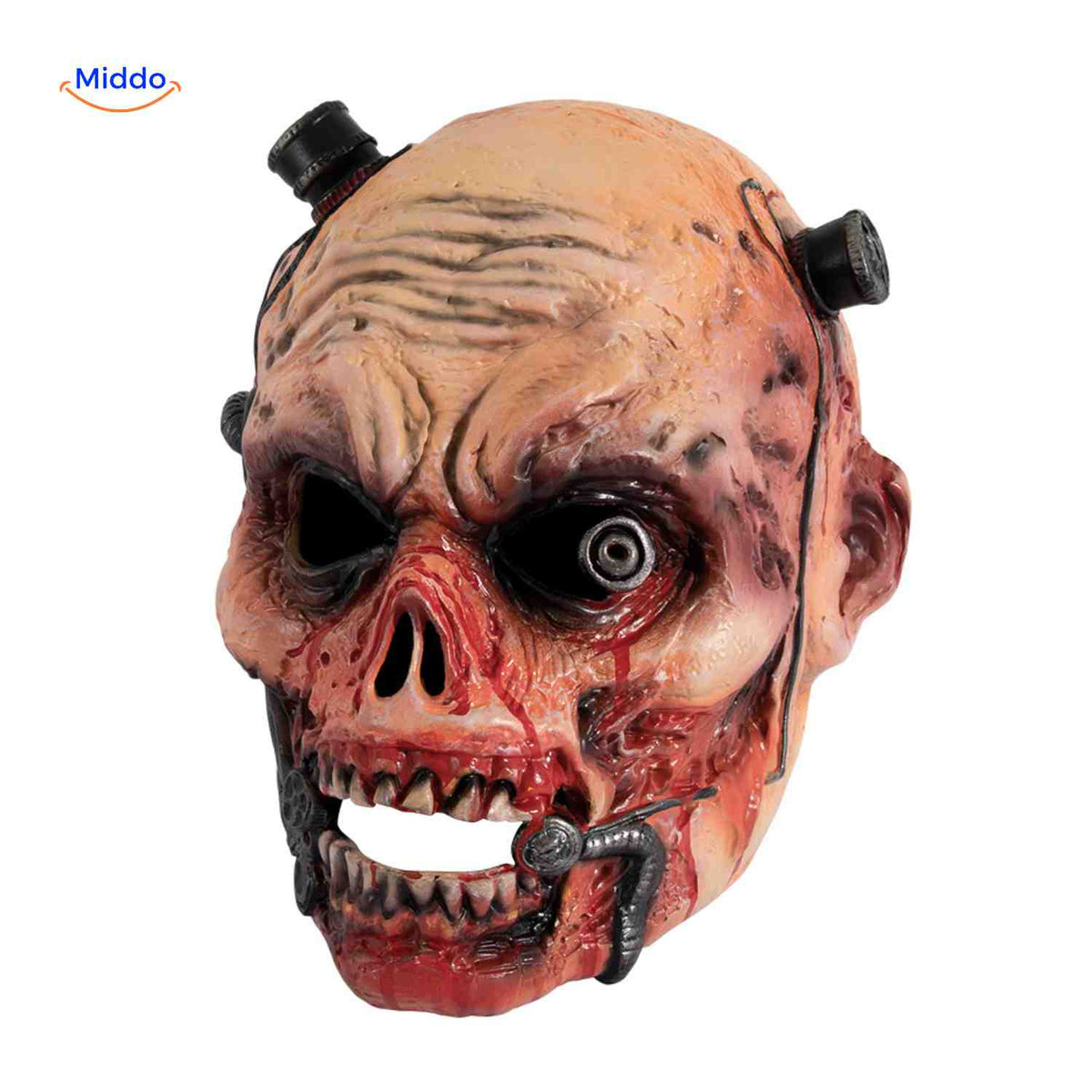 Cyborg Zombie Mask – Ultra-Realistic Halloween Horror Disguise with 3D Details & Ventilated Eyeholes | Thomler