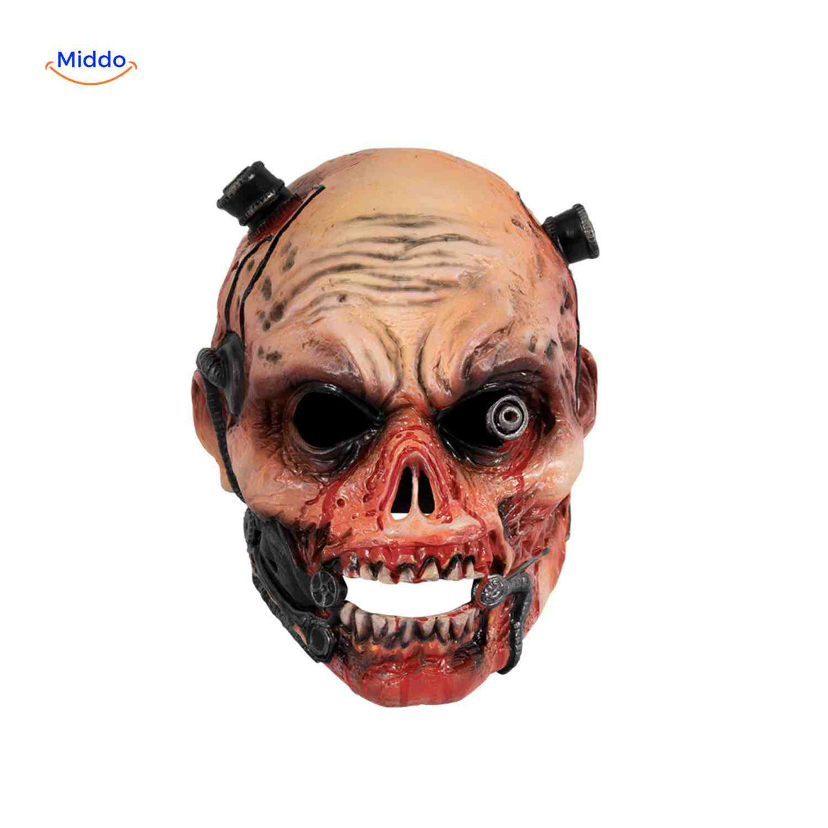 Cyborg Zombie Mask – Ultra-Realistic Halloween Horror Disguise with 3D Details & Ventilated Eyeholes | Thomler
