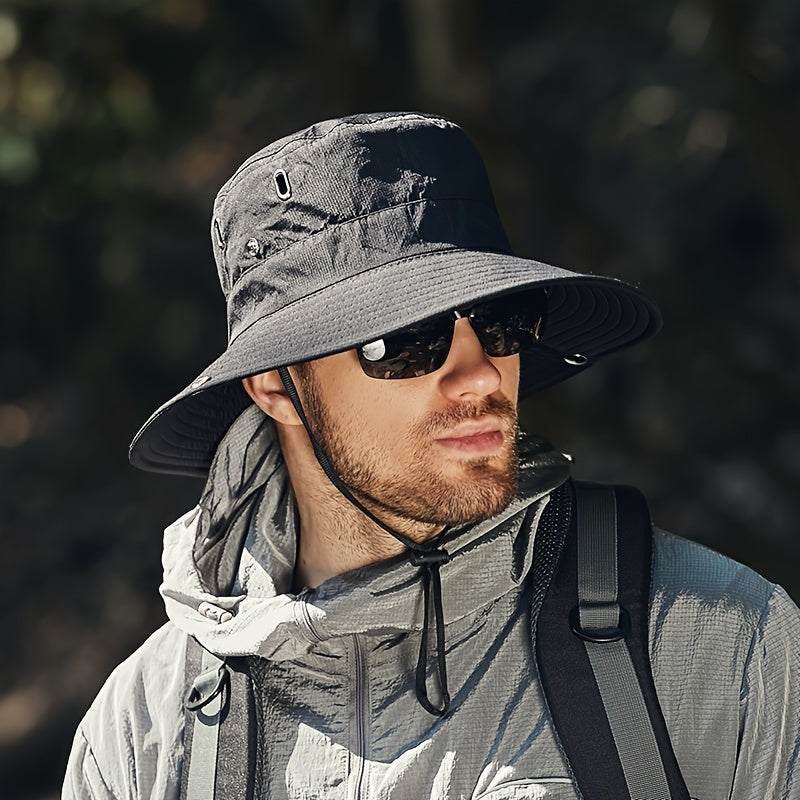 Wide Brim Sun Hat with UPF 50+ UV Protection for Hiking, Beach & Outdoor Adventures | Thomler