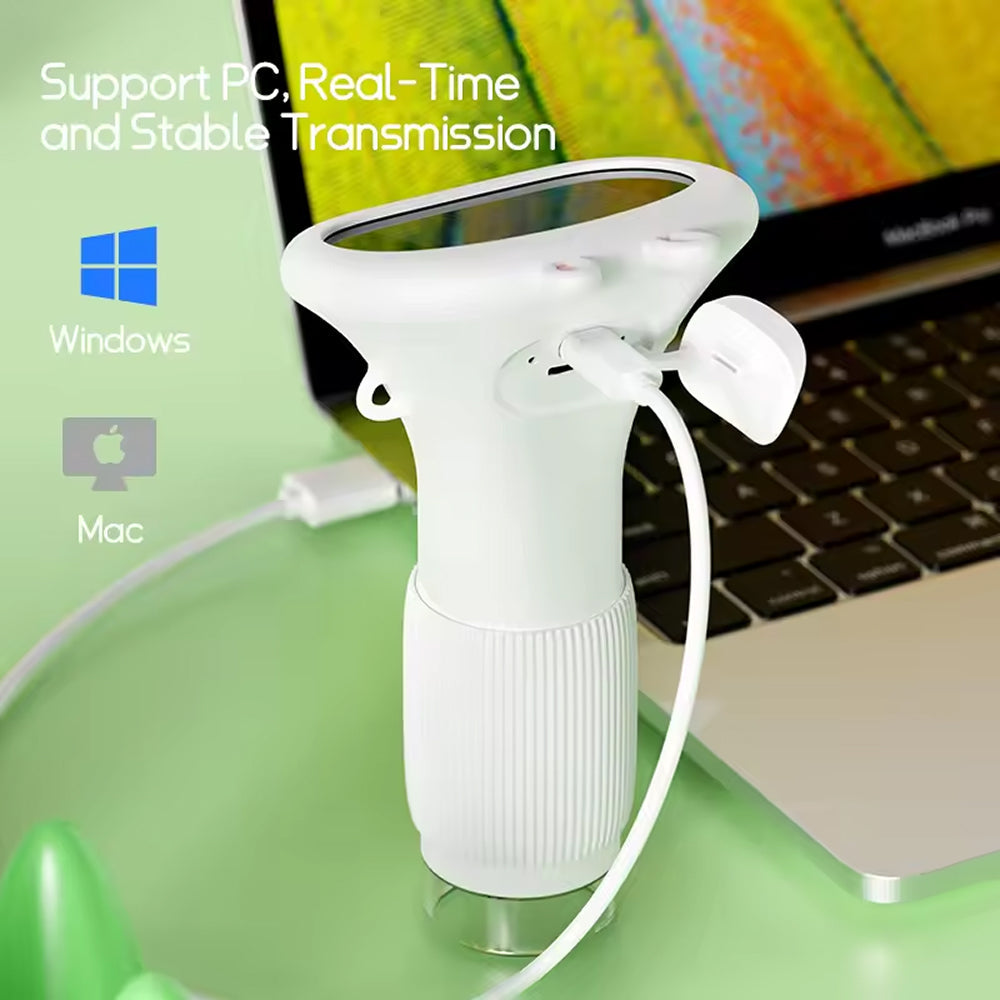 Kids Digital Microscope with 1000X Zoom, HD Camera & PC Connectivity for STEM Learning & Outdoor Discovery | Thomler