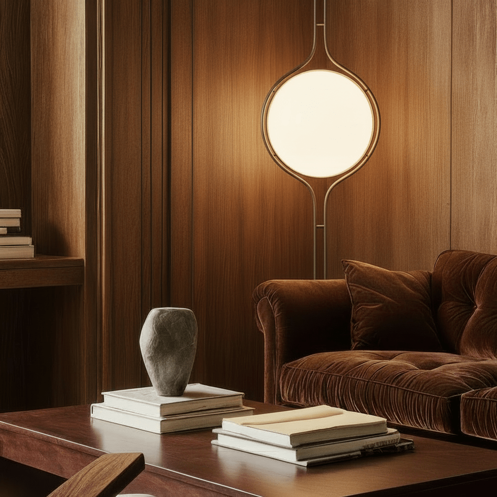 Floor Lamp Acrylic Vertical Light Column 250.0–280.0 cm Modern Living Room Ambient Lighting Sculptural Indoor Standing Lamp | Thomler